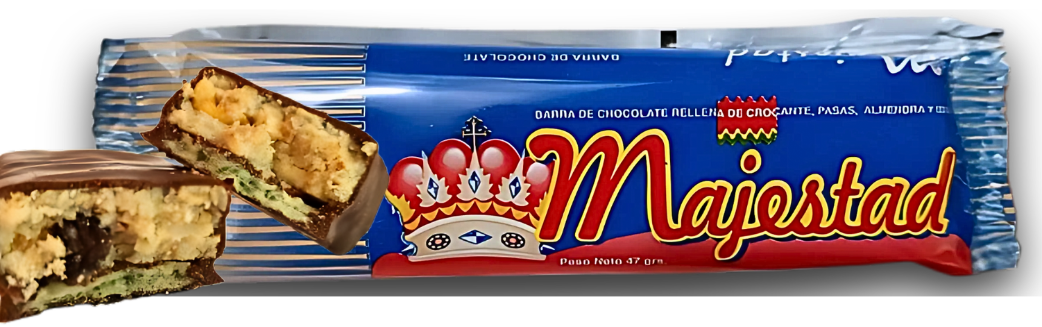 Barra Majestad Rellena Paquete de 15 Piezas